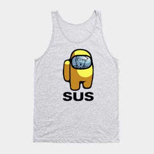 Ejected Among Us Sus Trump Orange Tank Top